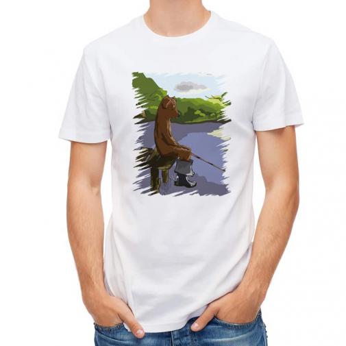 【Tシャツ】犬の釣り