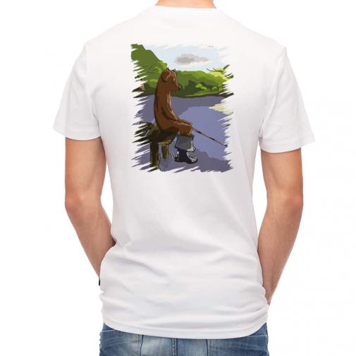 【Tシャツ】犬の釣り