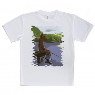 【Tシャツ】犬の釣り