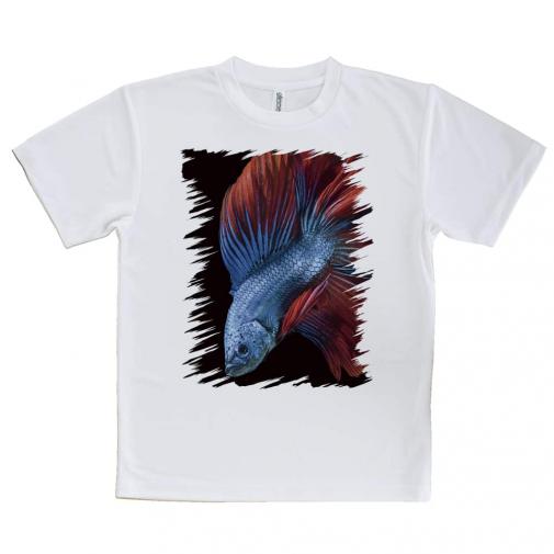 【Tシャツ】トラディショナル・ベタ　ブルー