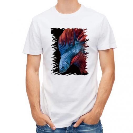 【Tシャツ】トラディショナル・ベタ　ブルー