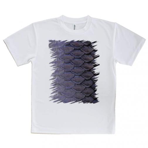 【Tシャツ】ウロコ パープル