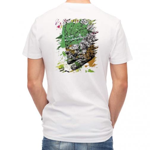 【Tシャツ】ヒラメ　ペンキペイント