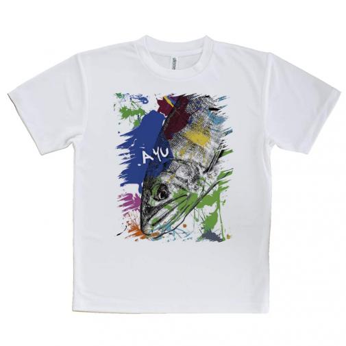 【Tシャツ】アユ　ペンキペイント