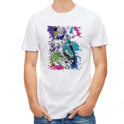 【Tシャツ】ニジマス(スチールヘッド)　ペンキペイント