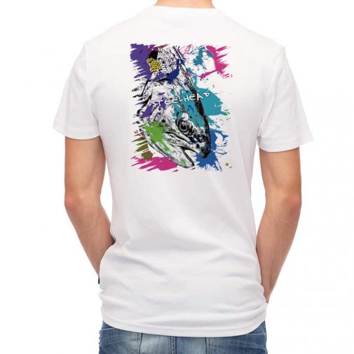 【Tシャツ】ニジマス(スチールヘッド)　ペンキペイント