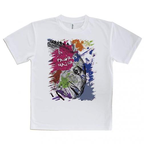 【Tシャツ】マダイ　ペンキペイント