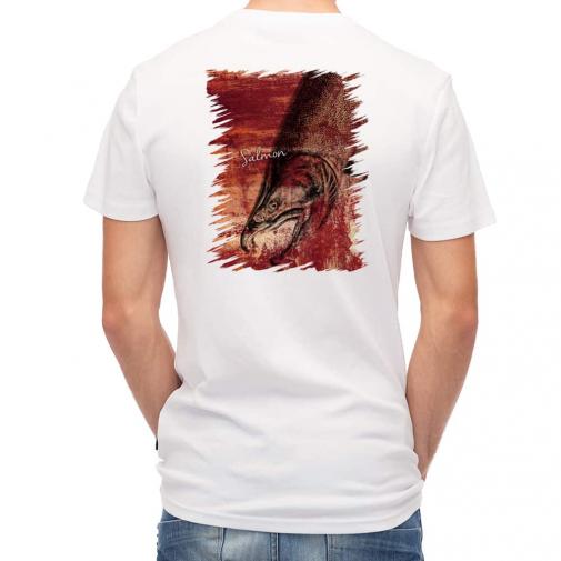 【Tシャツ】サーモン　鉄錆