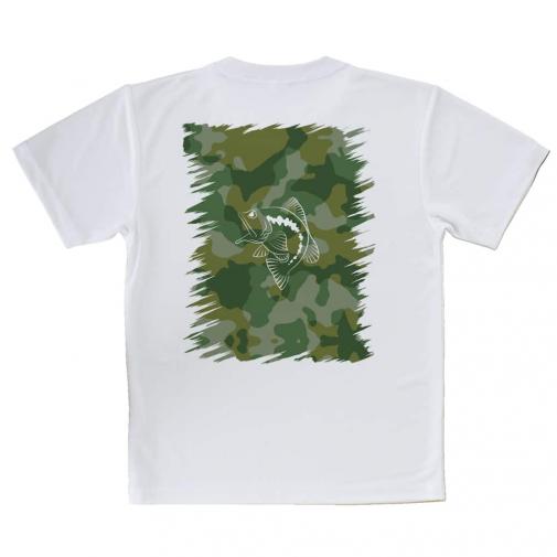 【Tシャツ】迷彩&ブラックバスのイラスト　パート1
