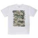 【Tシャツ】迷彩&ブラックバスのイラスト　パート2