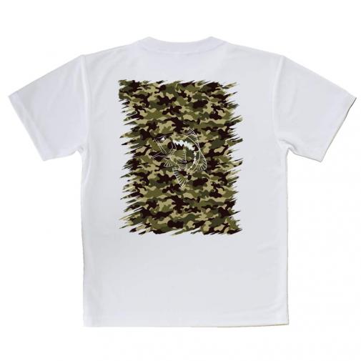 【Tシャツ】迷彩&ブラックバスのイラスト　パート3