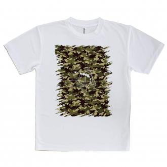 【Tシャツ】迷彩&ブラックバスのイラスト　パート3