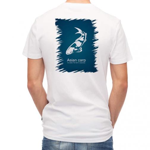 【Tシャツ】錦鯉(アジアン　カープ)　ブルー