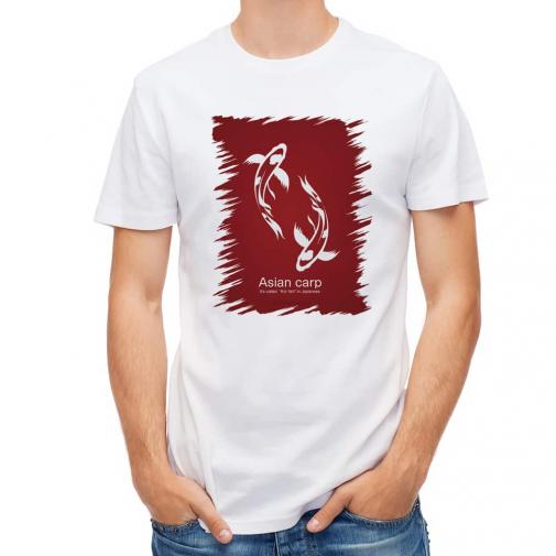 【Tシャツ】錦鯉　紅白　Koi Fish　レッド