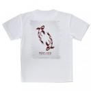 【Tシャツ】錦鯉　紅白　Koi Fish　ホワイト