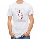 【Tシャツ】錦鯉　紅白　Koi Fish　ホワイト