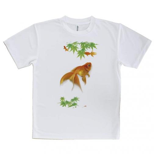 【Tシャツ】金魚の可愛いイラスト