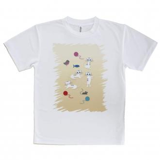【Tシャツ】白猫の日常