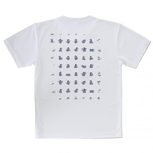 【Tシャツ】かわいいペンギンのシームレスパターン