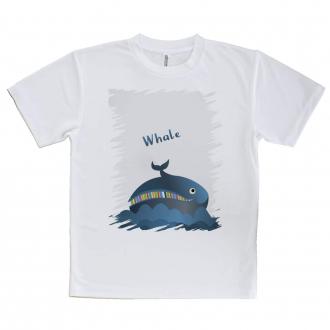 【Tシャツ】コミカルなクジラのイラスト
