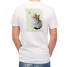 【Tシャツ】春の午後　蝶と子猫