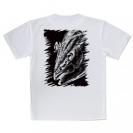 【Tシャツ】鰤(ブリ)　墨絵風　黒