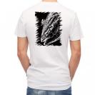 【Tシャツ】鰤(ブリ)　墨絵風　黒