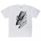 【Tシャツ】平政(ヒラマサ)墨絵風　白