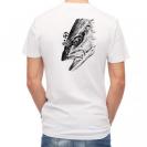 【Tシャツ】平政(ヒラマサ)墨絵風　白