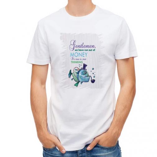 【Tシャツ】ジェントルマンなら常に考えろ!