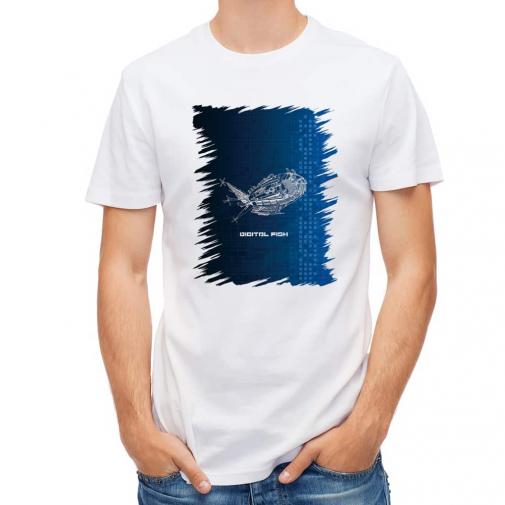 【Tシャツ】デジタル　フィッシュ