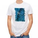 【Tシャツ】アユ　鉄錆　ブルー