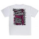 【Tシャツ】BASS テキストデザイン　ショッキングピンク