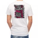 【Tシャツ】BASS テキストデザイン　ショッキングピンク