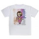 【Tシャツ】着物の女性は釣りに出かける