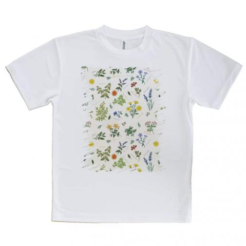 【Tシャツ】ボタニカル柄