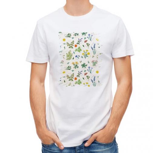 【Tシャツ】ボタニカル柄