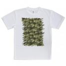 【Tシャツ】サメ(SHARK)　迷彩柄　ブラウンカラー