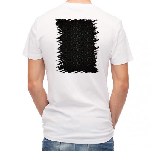 【Tシャツ】波模様　ゴールド