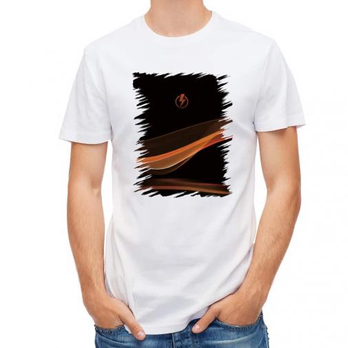 【Tシャツ】ファイヤー充電!　オレンジ