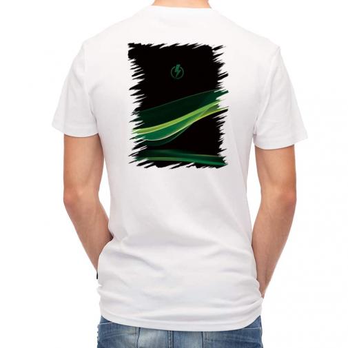 【Tシャツ】ファイヤー充電!　グリーン