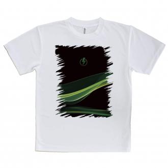 【Tシャツ】ファイヤー充電!　グリーン