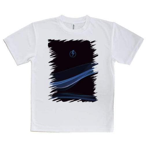 【Tシャツ】ファイヤー充電!　ミッドナイトブルー