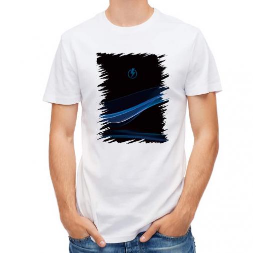 【Tシャツ】ファイヤー充電!　ミッドナイトブルー