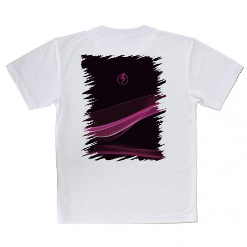 【Tシャツ】ファイヤー充電!　ロイヤルマゼンタ