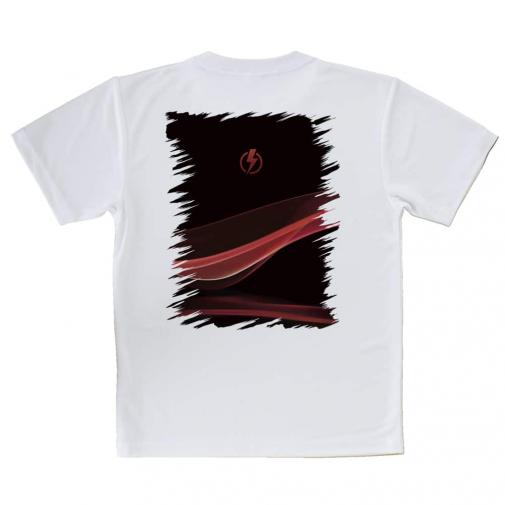 【Tシャツ】ファイヤー充電!　ミナクルレッド