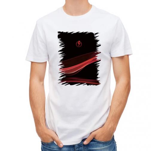 【Tシャツ】ファイヤー充電!　ミナクルレッド