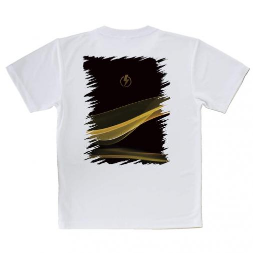 【Tシャツ】ファイヤー充電!　ゴールド