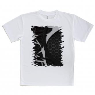 【Tシャツ】鉄網板とホワイト&ブラックのバンド