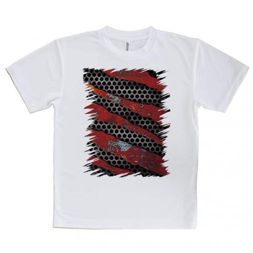 【Tシャツ】鉄網板と鋼鉄の赤い扉